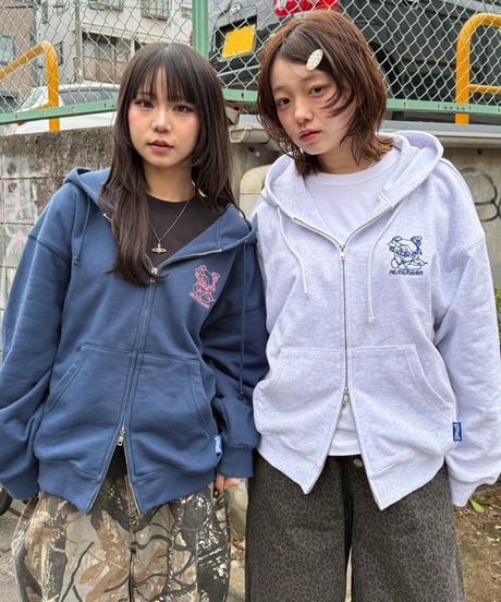 China style R-chan Zip Hoodie
