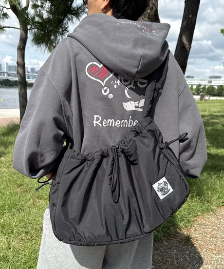 Hearty Nylon Shoulder Bag