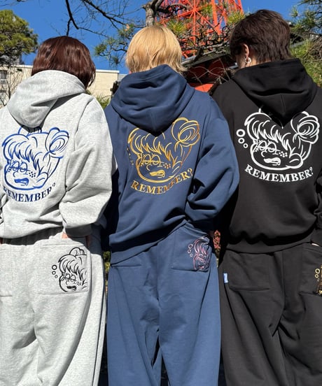 Remember Logo Zip Hoodie