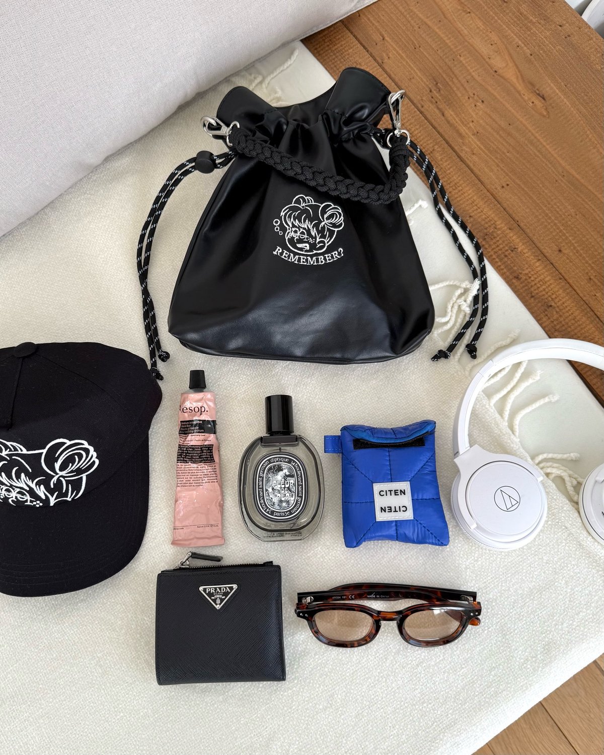 2way Drawstring Bag | Remember.