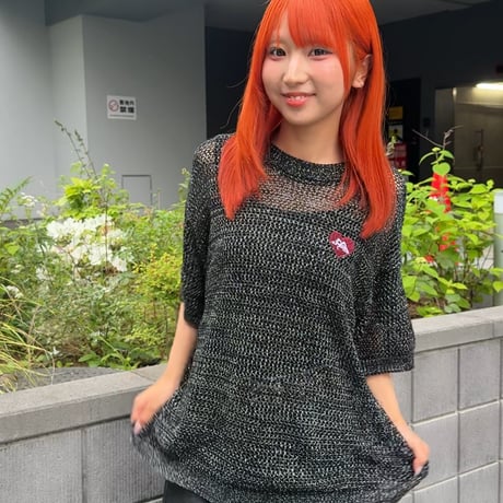 Sparkle SS Mesh Knit