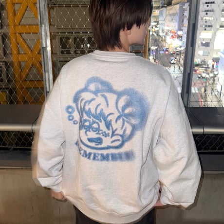 Glitter Spray Logo Sweat