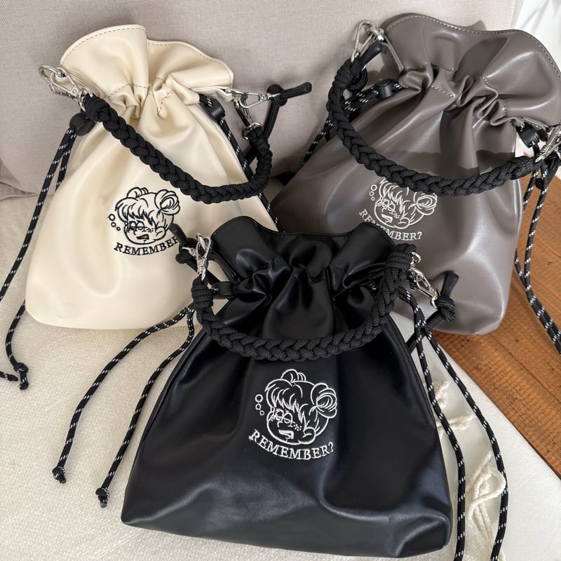 2way Drawstring Bag | Remember.