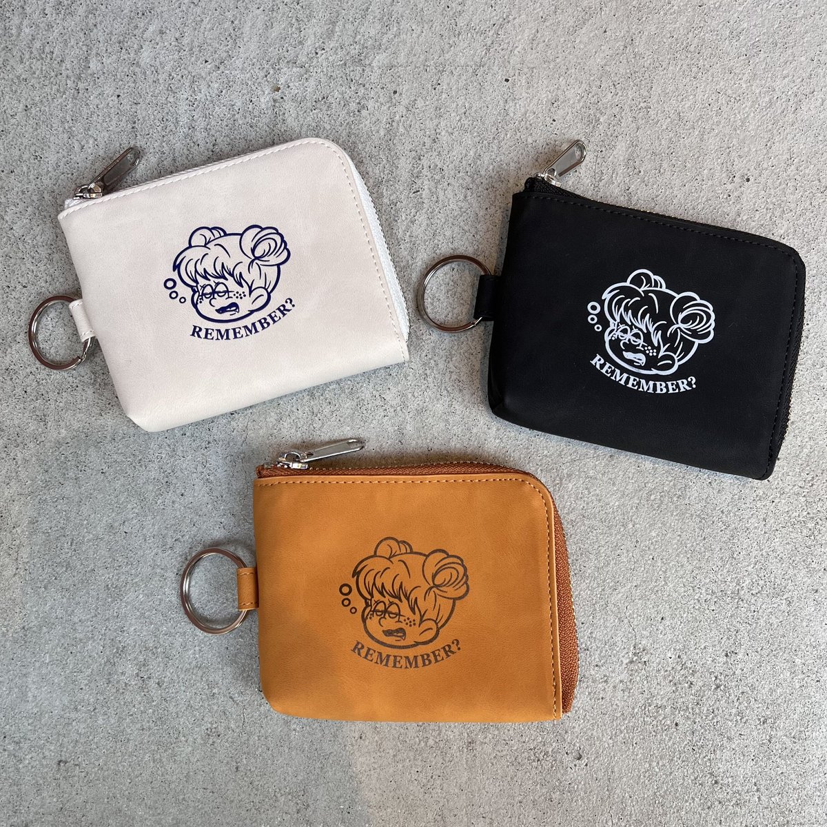 REMEMBER? 　コンパクト財布（三つ折り） RuriHari 牛革バイカラー三つ折りミニ財布☆コンパクトなのに多