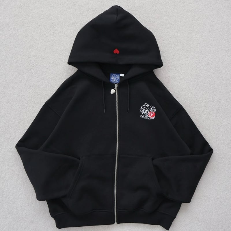 REMEMBER　パーカーセット Remember with Heart Zip Hoodie | Remember.