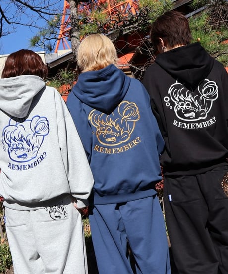 Remember Logo Zip Hoodie