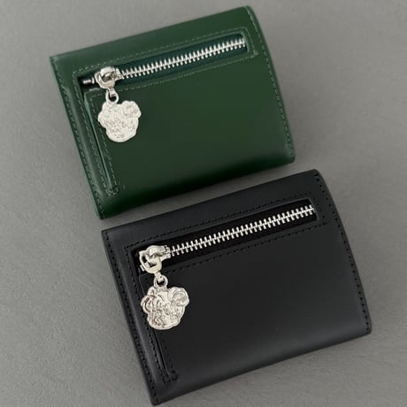 Logo Charm Leather wallet