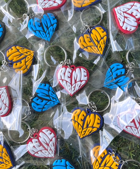 HEART 3D RUBBER KEY RING