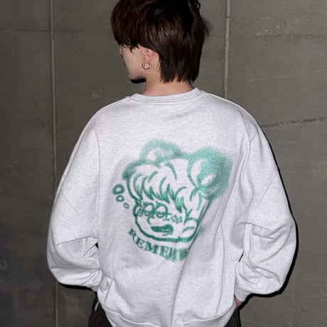 Glitter Spray Logo Sweat