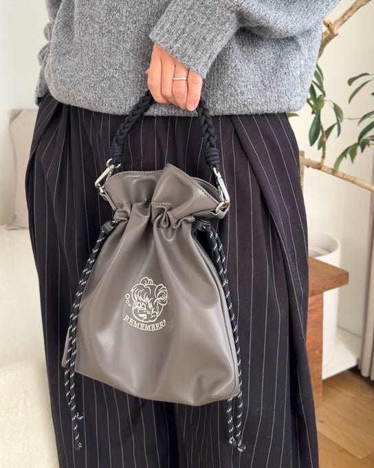 美品★remember 2way Drawstring Bag 巾着バッグ 2way Drawstring Bag | Remember.