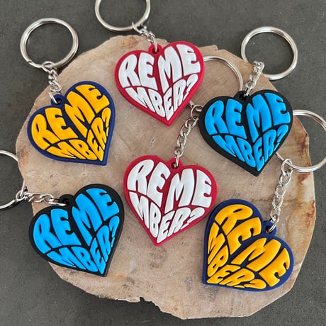 HEART 3D RUBBER KEY RING