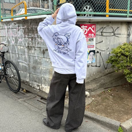 China style R-chan Zip Hoodie