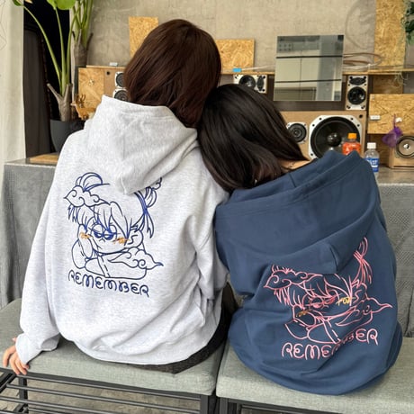 China style R-chan Zip Hoodie