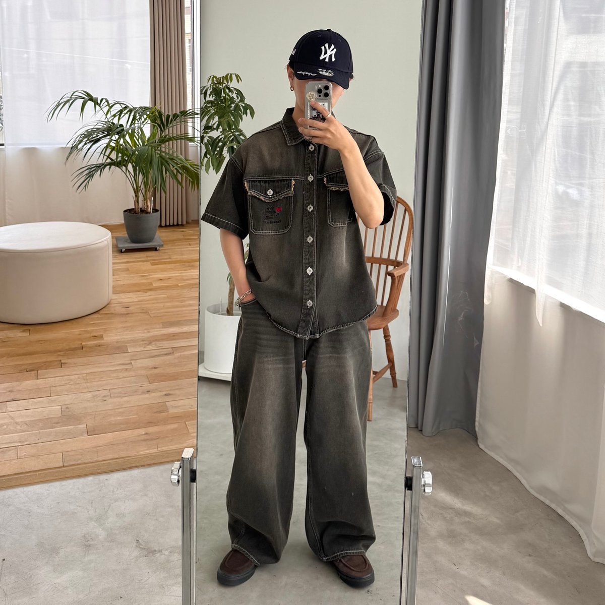 パンツ Remember VINTAGE LIKE DENIM LOOSE PANTS VINTAGE LIKE DENIM LOOSE PANTS | Remember.