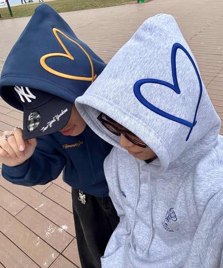 3D♡Rhinestone Hoodie