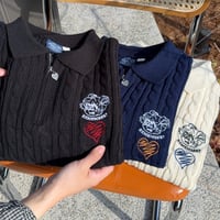 ♡charm SS Cable Knit