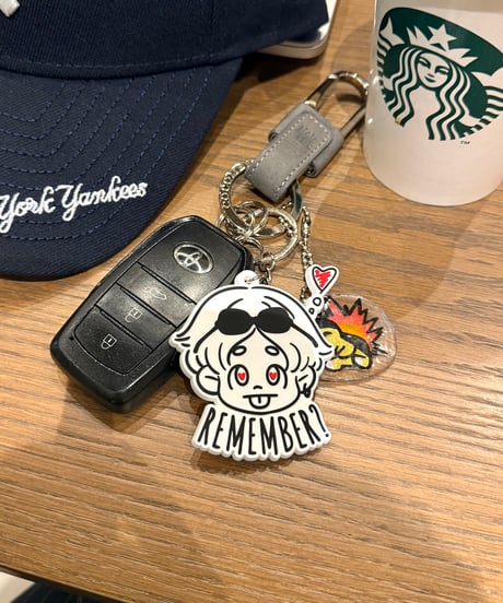 R-boy Rubber Keychain