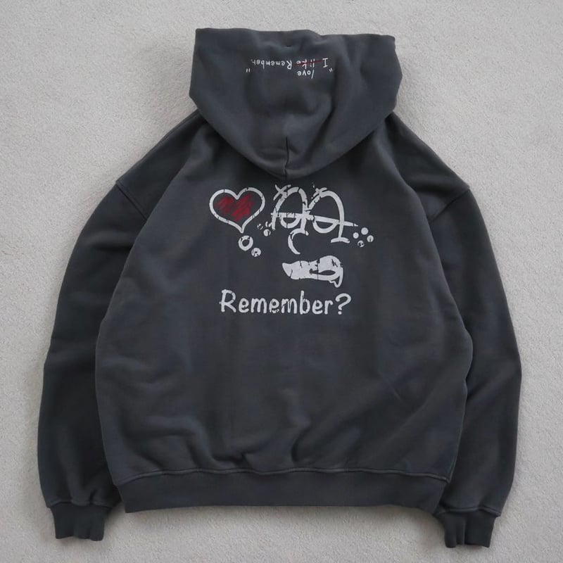 antimid PIGMENT LOGO ZIP HOODIE グレー ANTIMID ZIP HOODIE | ANTIMID
