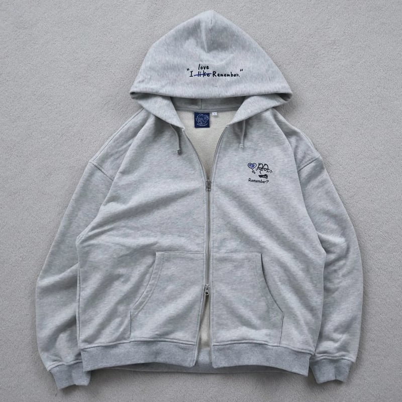 Pigment Bubble Logo Zip Hoodie | Remember.