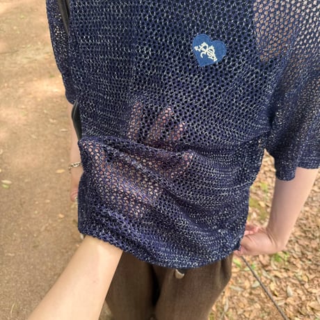 Sparkle SS Mesh Knit