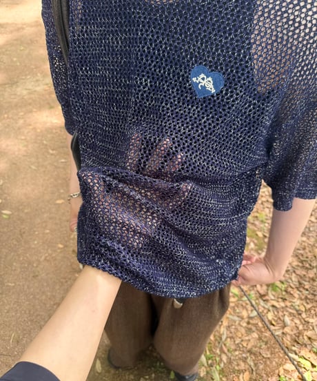 Sparkle SS Mesh Knit