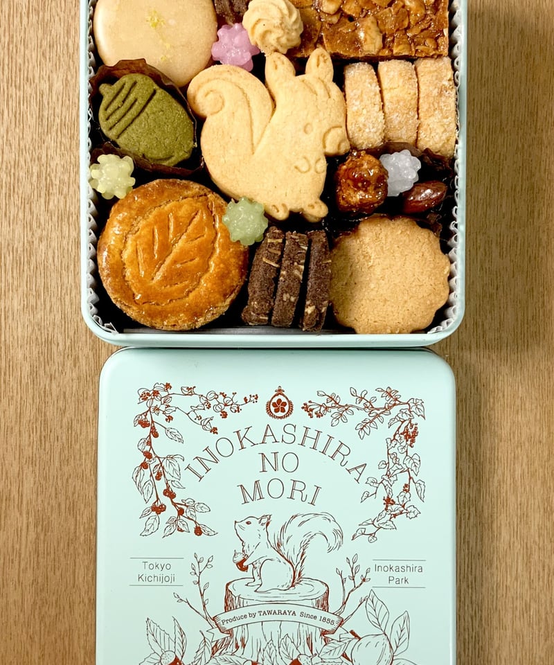 井の頭の森クッキー缶 | 創業安政二年 御菓子処 俵屋