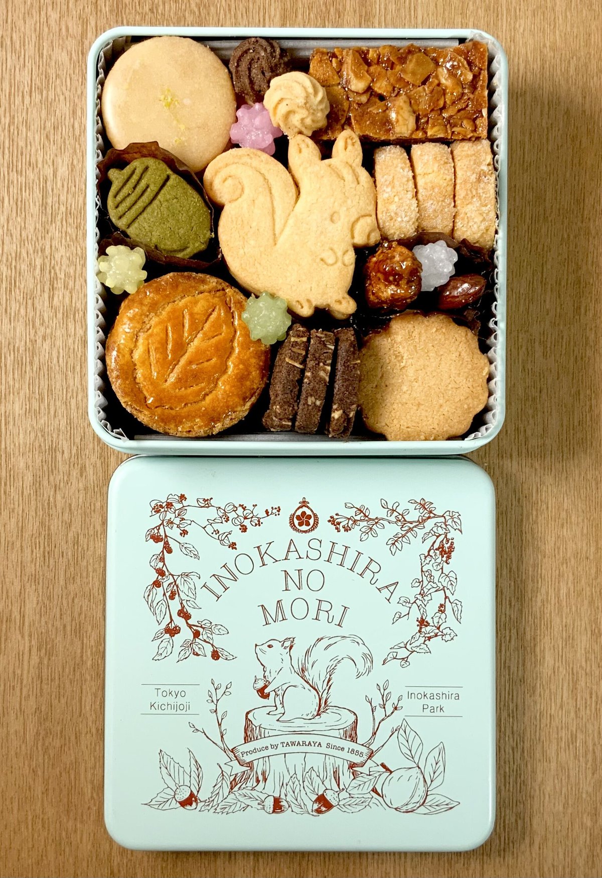 井の頭の森クッキー缶 | 創業安政二年 御菓子処 俵屋