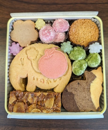 【グルテンフリー】井の頭の森米粉のぞうさんクッキー缶