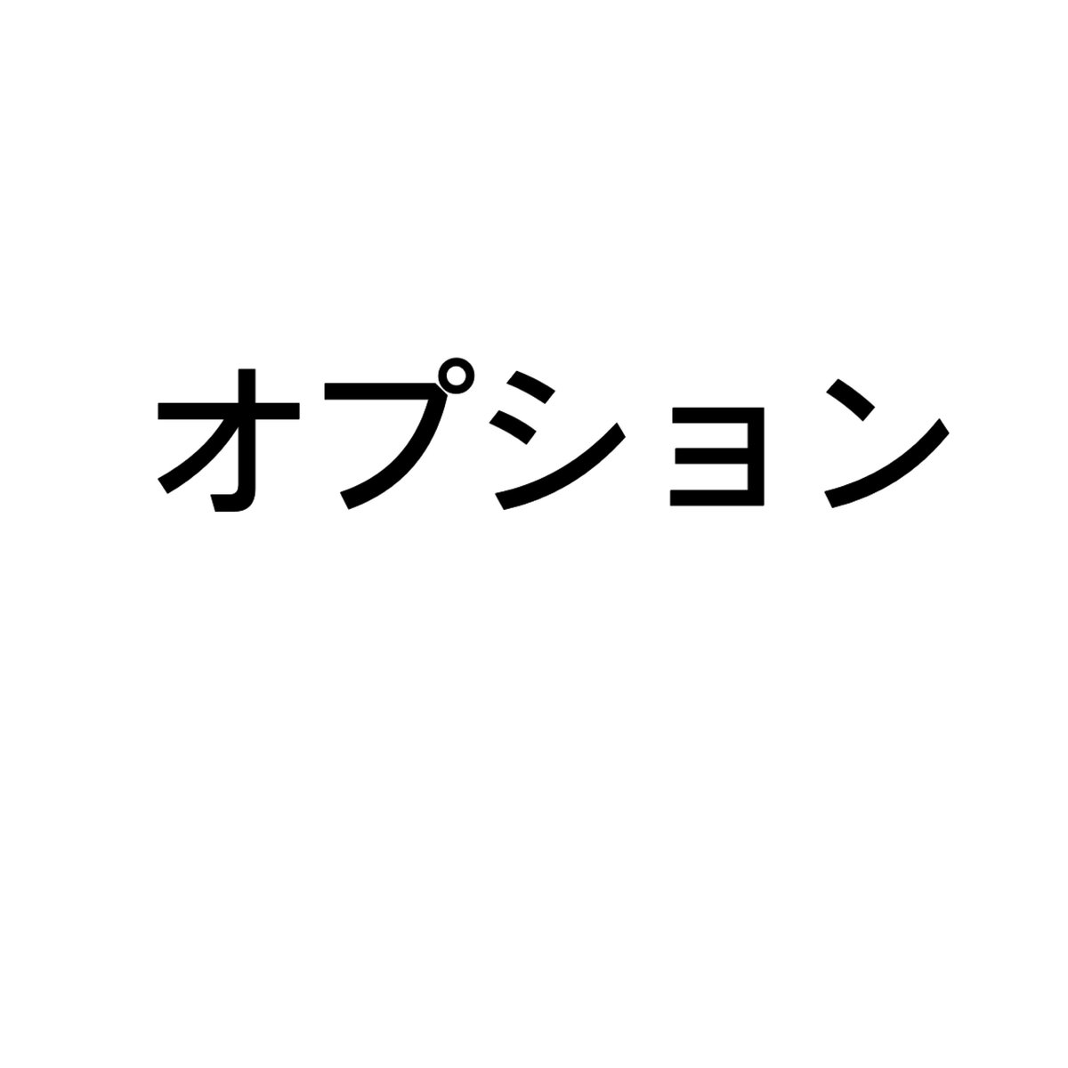 オプション（お急ぎ便） | ONAMAETOKEI