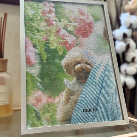 写真入りパズル【ピースLOVEorシンプルデザイン】【お仕立券／作成後納品も可能】