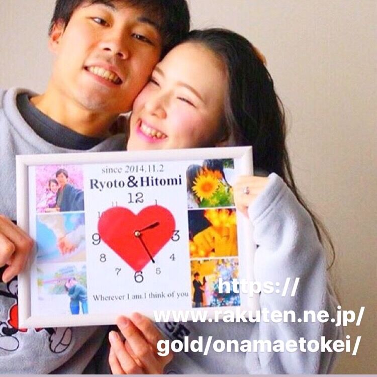 ハートA4 デザイン時計【送料無料】 | ONAMAETOKEI