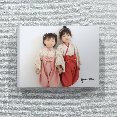 フォトパネル【卒園式　卒業記念品　バレンタイン　記念品　プレゼント 孫　祖父母　両親】　名入れギフト　キャンバスプリント　フォトファブリック　写真入りオーダーメイド ギフト