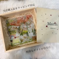 (オプション)名入れ木箱　メモリアルボックス