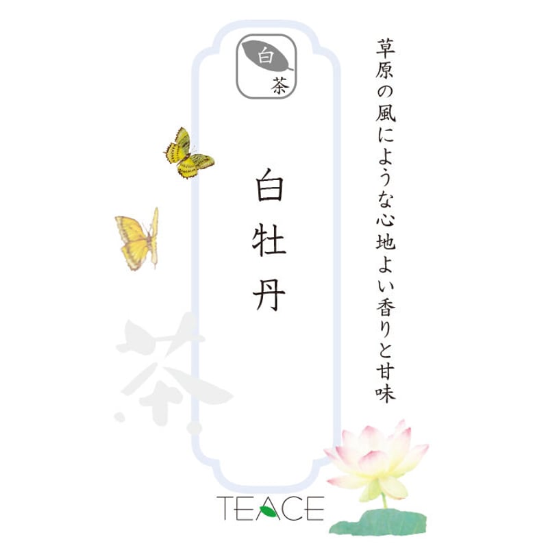 中国白茶】白牡丹 20g | TEACE