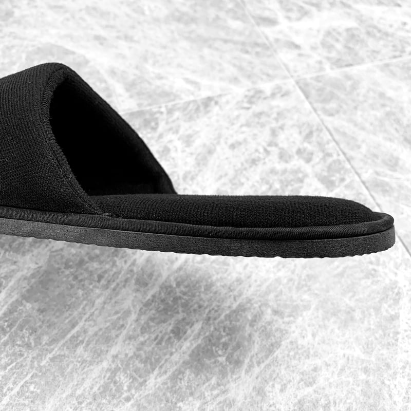 使い捨てスリッパ《リッチブラック》袋入り 100足 [SRI-100