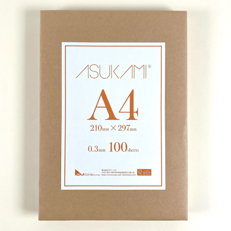 ASUKAMI®（アスカミ）A4　紙厚0.3mm　　100枚/1000枚