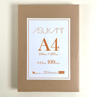 ASUKAMI®（アスカミ）A4　紙厚0.15mm　100枚/2000枚