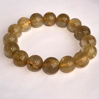 ルチルクォーツ(12mm)ブレスレット