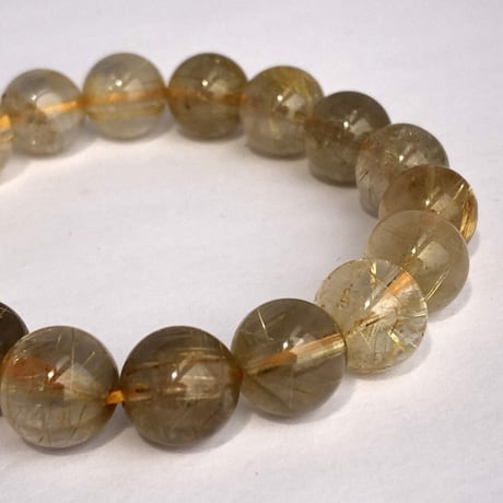 ルチルクォーツ(10mm)ブレスレット