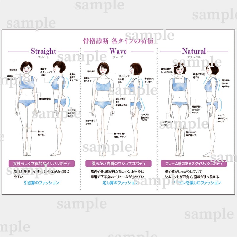 イメージコンサルタントスタートセット（骨格診断、顔タイプ診断