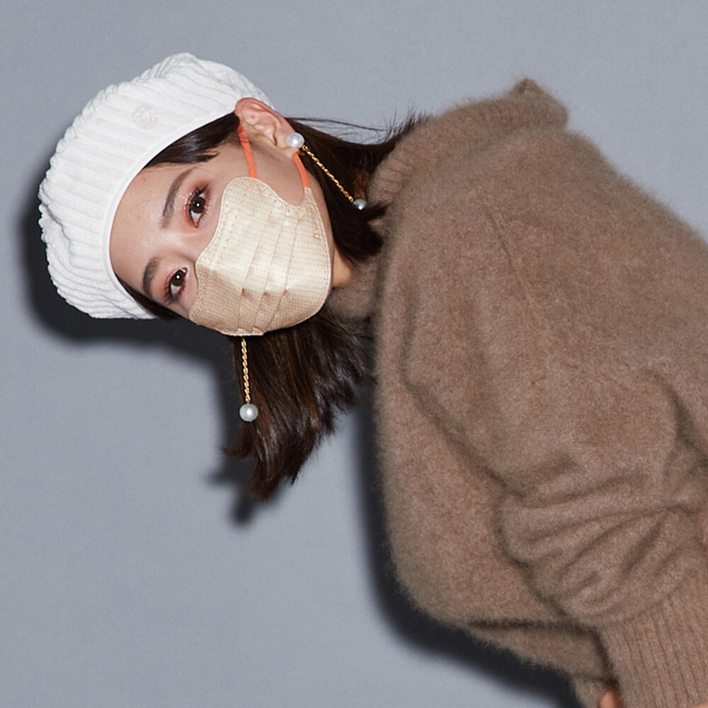 D.masque Luxe. “PIN DOT”［Sand Orange］ヒアルロン酸8,