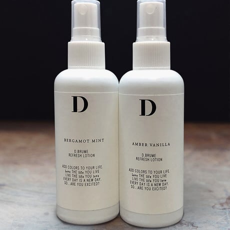 D.brume［マスク用リフレッシュローション］100ml 乾燥対策にワンプッシュ♪
