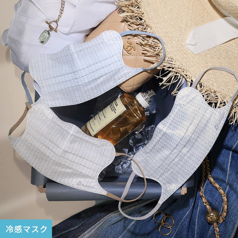 冷感マスク】“PIN DOT” SUMMER COLLECTION 全3色 SET | D.