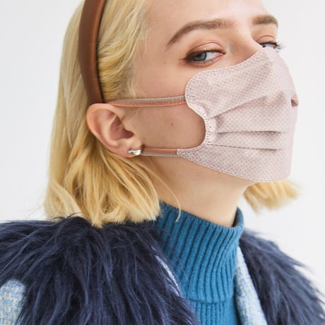D.masque Luxe.［ペールブラウン × テラコッタシルバー］ヒアルロン酸8,800mg/kg配合マスク 5枚入り