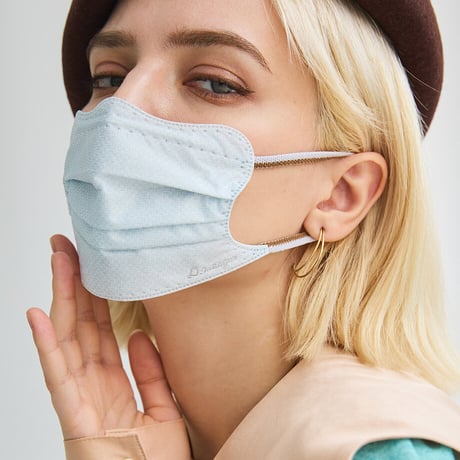D.masque Luxe.［アリスブルー × アンバーグレー］ヒアルロン酸8,800mg/kg配合マスク 5枚入り