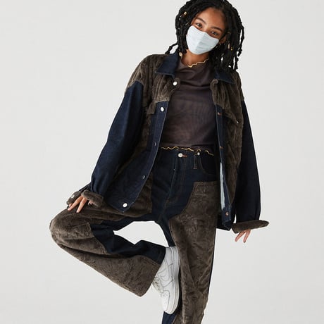 D.masque［グレー × ピアノブラック］5枚入り