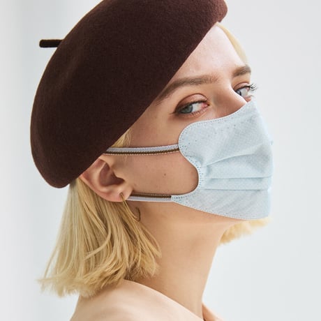 D.masque Luxe.［アリスブルー × アンバーグレー］ヒアルロン酸8,800mg/kg配合マスク 5枚入り