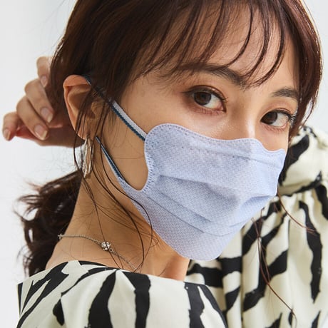 D.masque Luxe.［ベリーペリ × ブルーグレー］ヒアルロン酸8,800mg/kg配合マスク 5枚入り