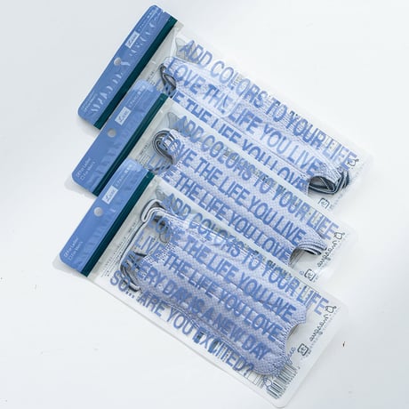 D.masque Luxe.［ベリーペリ × ブルーグレー］ヒアルロン酸8,800mg/kg配合マスク 5枚入り
