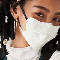 D.masque［オフホワイト × ブルーグレー］5枚入り